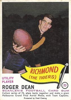 1966 Scanlens VFL & WAFL #23 Roger Dean Front